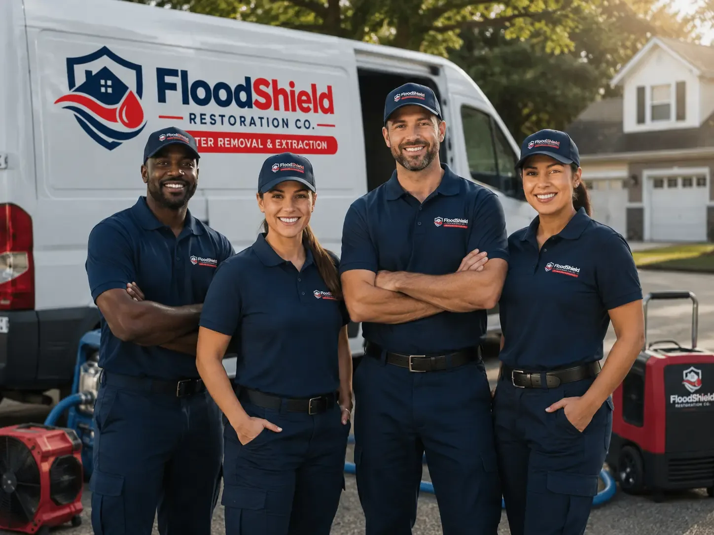 Flood Damage Restoration company in Mount Ayr, IN